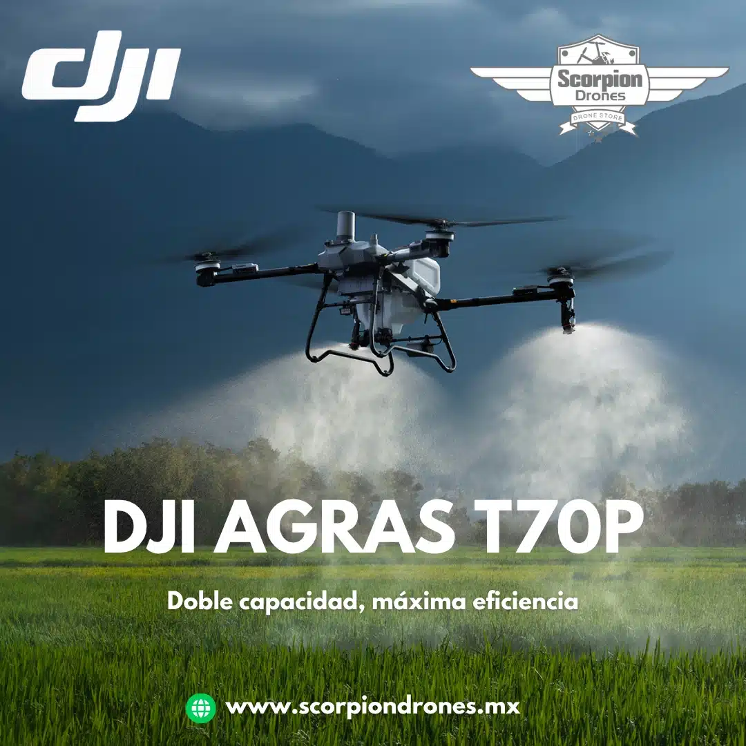 fotografia de arte promocional de dji agras t70 promocional