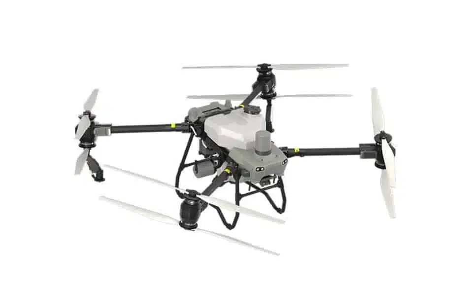 fotografia de producto de DJI AGRAS T50 visto desde arriba