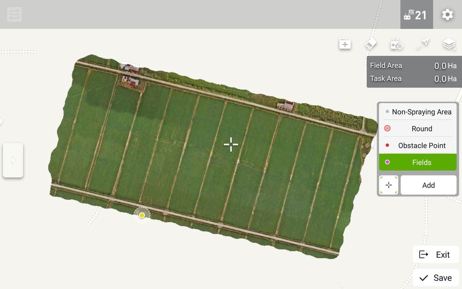 mapeado de dji agras t50 imagen de ejemplificación