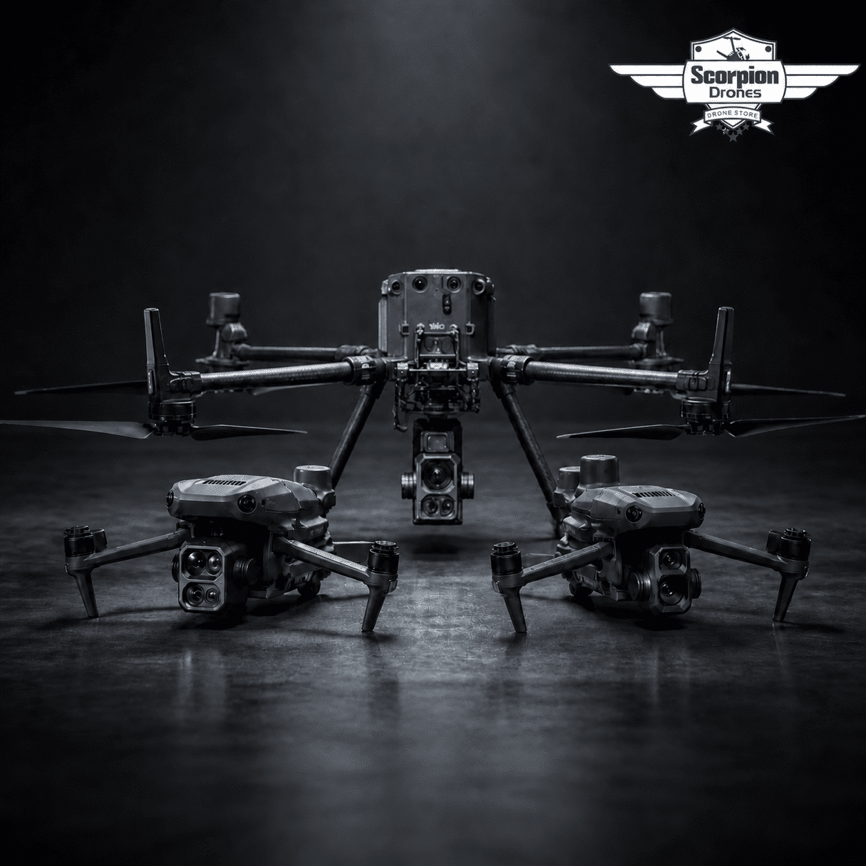 Drones DJI Enterprise disponibles en Scorpion Drones para operaciones profesionales en México.